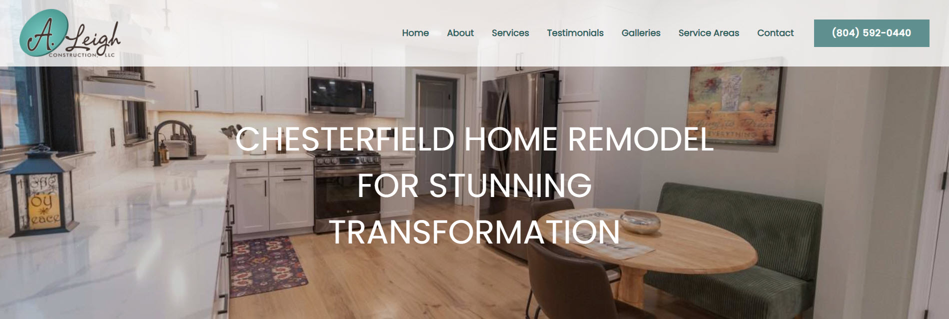 Remodeler Website Programmer with Featured Projects