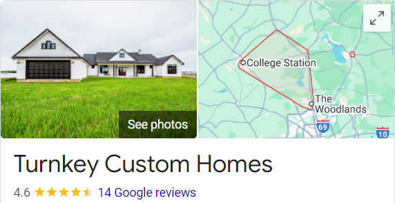 Google Reviews for Barndominium & Custom Home Builder