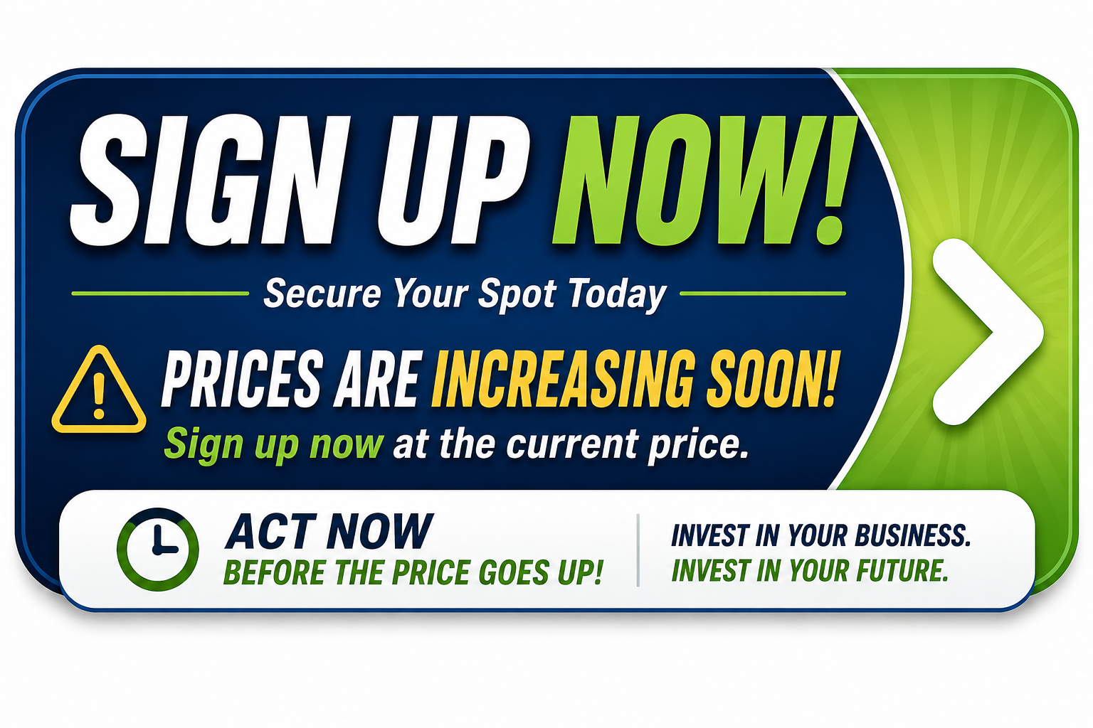 Sign Up Now for Basic Marketing Education - Price Increase